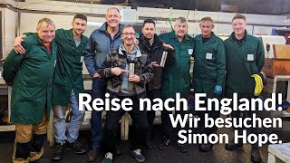 Wir besuchen Simon Hope in England Drechselwerkzeug aus England [upl. by Fellner]