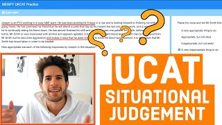 UCAT SITUATIONAL JUDGEMENT Answering Questions Live on Camera [upl. by Yenreit]