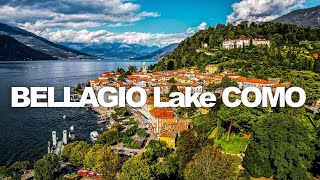 Bellagio Italy  Lake Como day trip with amazing drone view  DRON 4K UHD [upl. by Amahs]