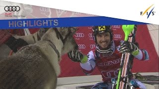 Highlights  Hirscher reigns supreme in Levi  FIS Alpine [upl. by Uoliram]