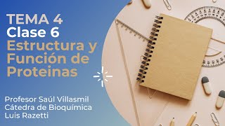 TEMA 4 CLASE 6 ESTRUCTURA Y FUNCIÓN DE PROTEÍNAS  PROTEÍNAS FIBROSAS [upl. by Alesi]