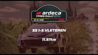 Ardeca Ypres Rally 2024  SS 15 Vleteren [upl. by Llenyt]