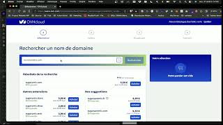 Commander un nom de domaine chez OVH Guide Complet [upl. by Essinger]