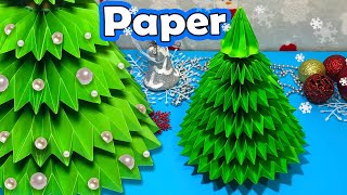 ЁЛКА из бумаги своими руками  Новогодние поделки  DIY paper Сhristmas tree  Сhristmas crafts [upl. by Dubenko]