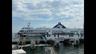 British Columbia Ferry ⛴️ Ride Video to Tsawwassen Ferry Terminal [upl. by Azer974]