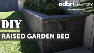 DIY Raised Garden Bed Howto Video  Versawall® Retaining Wall Blocks by Adbri Masonry [upl. by Imotih266]