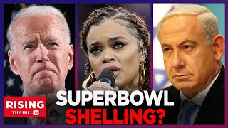 Super Bowl Fans FUME Over Dark Brandon Meme Black National Anthem While Israel BOMBS Gaza [upl. by Asylla]