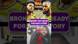 Lebron James Son Bronny Wasnt Ready To Be Apart Of His Dads GOAT Storylebronjames bronnyjames [upl. by Artinad]