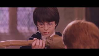 Harry Potter gets his first broomstick  Nimbus 2000 [upl. by Drwde]