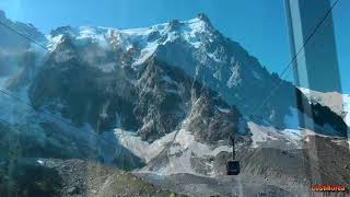 Aiguille du Midi  Mont Blanc  Chamonix France part1 Traveltourscalatoriicircuite turistice [upl. by Bamby966]