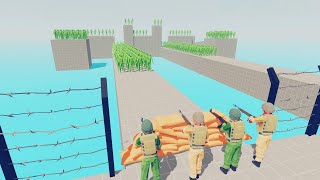 Zombie 100 Units vs Army Soldier  Totally Accurate Battle Simulator TABS [upl. by Zennie188]