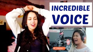 Katrina Velarde Go The Distance on Wish 107 5 Bus REACTION [upl. by Eirol239]