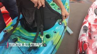 How to Install Kayak Seat  Kayaks2Fish Australia [upl. by Loutitia]