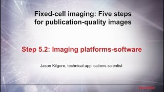 52 Imaging platformssoftware–Fixed cell imaging 5 steps for publicationquality images [upl. by Arrehs]