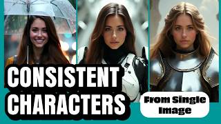 5 EASY WAYS for AI to Create Consistent Characters in Images  Video [upl. by Lladnar382]