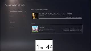 Downloading Fortnite at 1000 Mbps PS5 Gigabit Internet [upl. by Ilaw]