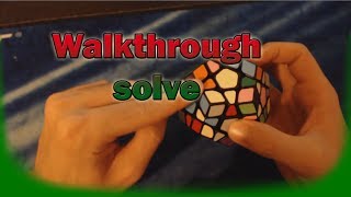 Megaminx Walkthrough Solve [upl. by Tyoh]