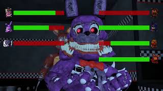 SFM FNaF Top 5 TWISTED vs Fights WITH Healthbars 2024 [upl. by Merola171]