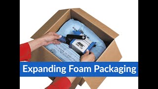 expanding foam packaging from Sealed Air [upl. by Barney]