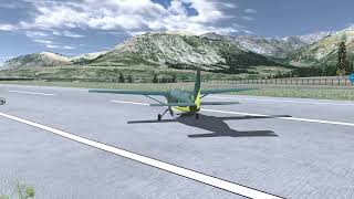 Landing Cessna 208 Caravan in Telluride airport KTEX in Xplane 11 [upl. by Wolfie]