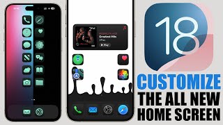 iOS 18  How To CUSTOMIZE The New Home Screen [upl. by Arie]