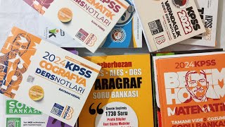 KPSS 2024 KAYNAK KİTAP ÖNERİLERİ [upl. by Ynhoj]