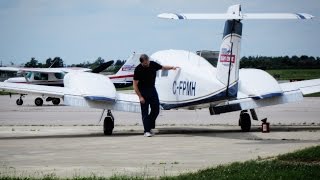 Flight from Lindsay CNF4 to Waterloo CYKF across Toronto City CYTZ in a Piper Seminole [upl. by Pappas]