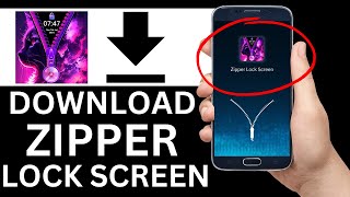 How To Download Zipper Lock Screen App On Mobile Phone Full Guide [upl. by Yecak]