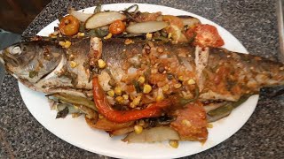 Try This Most flavourful and Moist Whole Salmon Baked  Oven Roasted Whole Salmon [upl. by Ynaoj283]