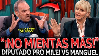 ¡DIPUTADO CRUZÓ a LA ZURDA de MANGUEL en VIVO [upl. by Olvan]