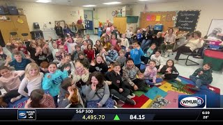 New Hampshire weather school visit Center Woods Elementary in Weare [upl. by Evangelin]