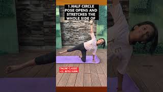 Half Circle Pose  Ardha Mandalasana  power priyayogastudioyogafit motivation relaxingmusic [upl. by Oriaj]