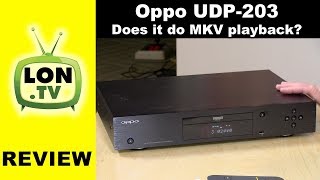 Oppo UDP203 4k Ultra HD BluRay Player Review  Does it do network MKV [upl. by Vipul]