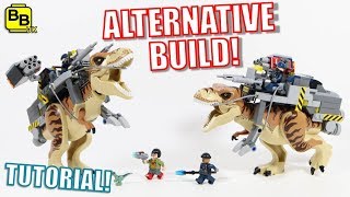 CYBER REX LEGO JURASSIC WORLD 75933 ALTERNATIVE BUILD CYBER REX [upl. by Rosmarin416]