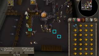 OSRS Smithing Blast Furnace Gold 375khr with glove switches [upl. by Ydnew288]