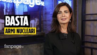 Boldrini quotGuerra atomica sarebbe la fine dellumanità torniamo a discutere di disarmo nuclearequot [upl. by Azial]