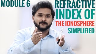 Refractive Index of the Ionosphere  Derivation Simplified  Sky Wave  Ionospheric Propagation [upl. by Corneille]