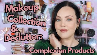 Makeup Collection amp Declutter 2024 Primers Foundations Concealers amp Powders [upl. by Asihtal881]