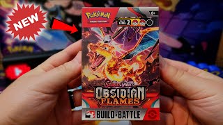 Pokemon Obsidian Flames Build amp Battle Box Prerelease [upl. by Rj]