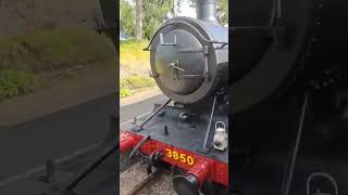 3850 running round at Cheltenham racecourse station GWSR 12th September 2024 [upl. by Akimak719]