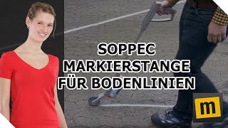 SOPPEC Markierstange für Bodenlinien  Markierungsshopde [upl. by Boeschen499]