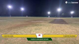 Live Cricket Match  Vijaipur Lions vs Vijaipur Khunkar  13Nov24 0645 PM  WINTER VPL 20League [upl. by Quillon699]