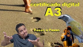 Como fazer CERTIFICADO DIGITAL A3 com CNHa3certificadodigitaltransferências [upl. by Lohse]