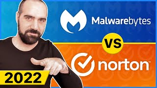 Malwarebytes vs Norton 2022  Il Miglior Antivirus per lera Moderna [upl. by Haerdna]