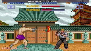 Street Fighter Plus Plus  WildCard782 vs Ellasent [upl. by Nezah561]