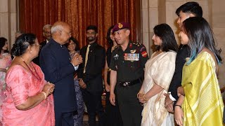 President Kovind graced the reunion of AidesdeCamp to the President of India at Rashtrapati Bhavan [upl. by Hey604]