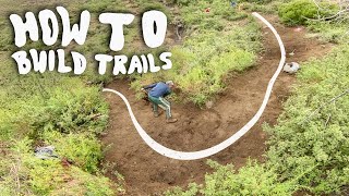 HOW TO BUILD MTB TRAILS  Trail Building Tutorial [upl. by Elsa]