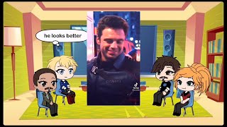 past avengers react to bucky barnes gacha [upl. by Naquin]