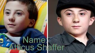 Atticus Shaffer Then amp Now [upl. by Lovato]