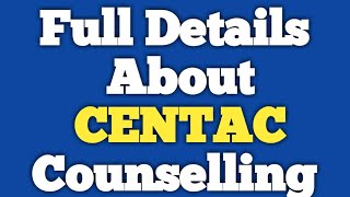 Full Details About CENTAC Counselling  Centac Puducherry Details  Vincent Maths [upl. by Mord]